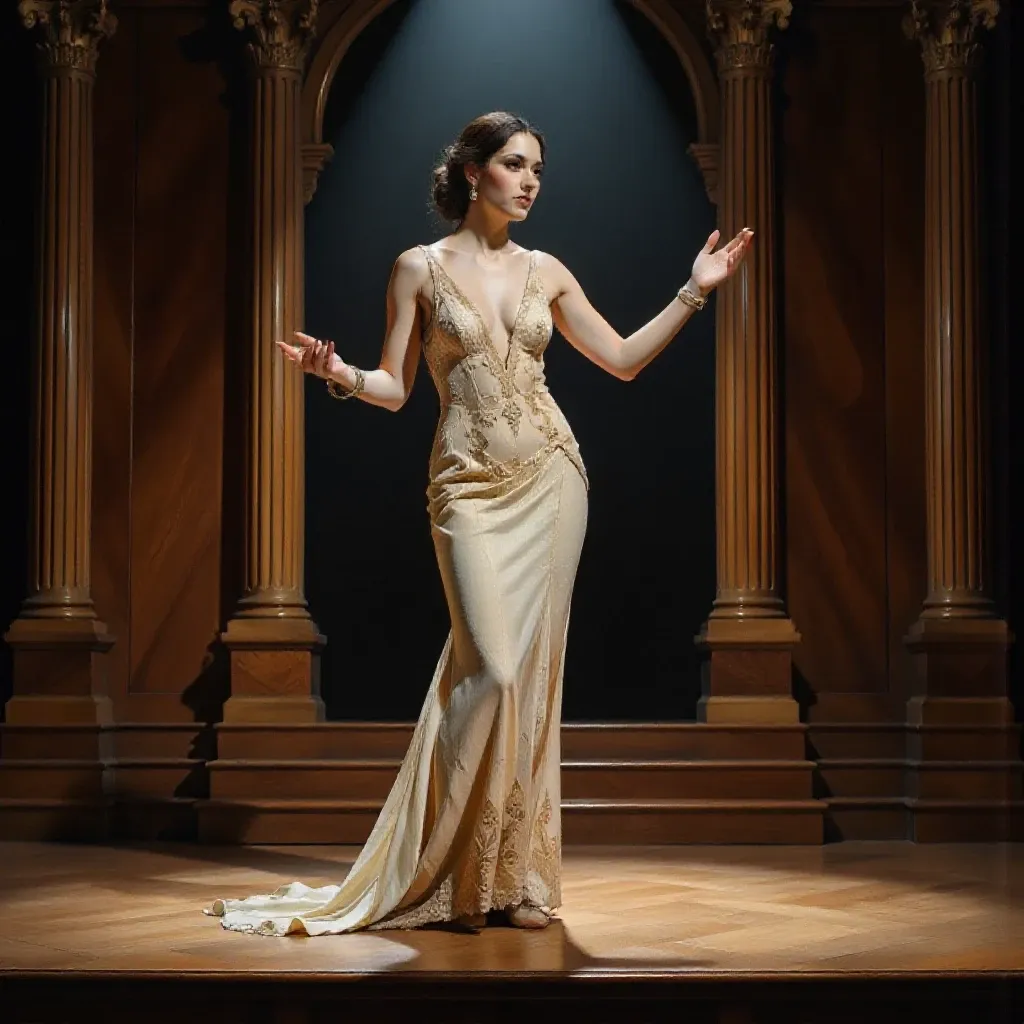 Eloquent Art Nouveau Speaker